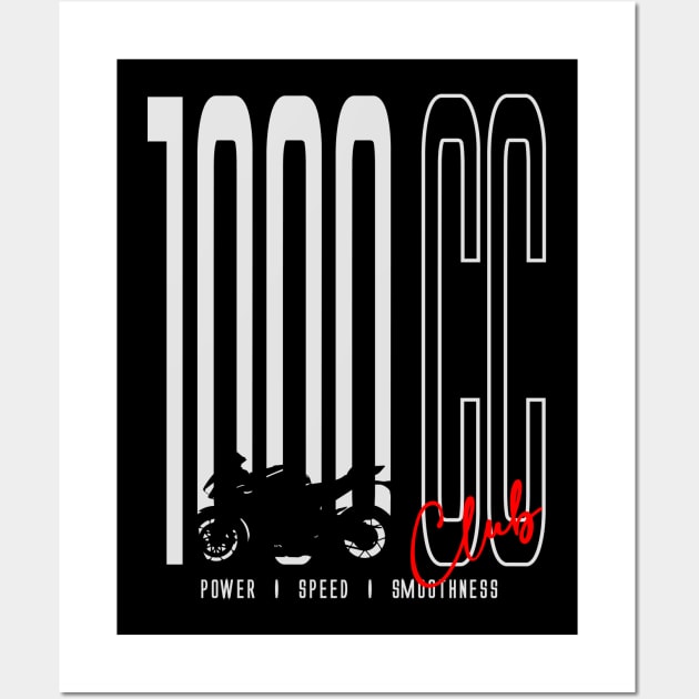 1000 CC Club Fireblade Wall Art by TwoLinerDesign